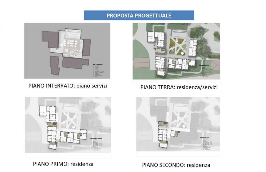 Alcune immagini del progetto Casa Senior per Lurago Marinone