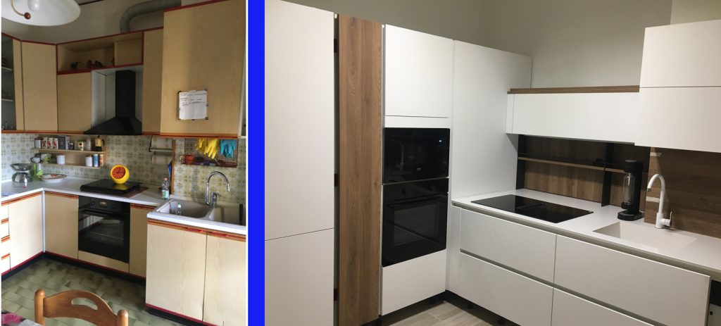 La trasformazione di una cucina